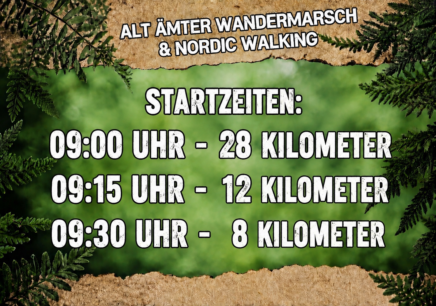 Startzeiten